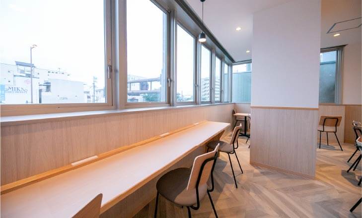 朝食会場